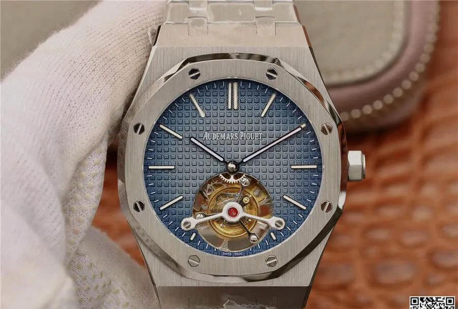 Audemars Piguet Royal Oak Tourbillon 26510IP.OO.1220IP.01 R8 Factory 1:1 Best Edition Replica Watch Titanium Case